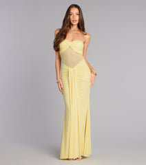 Hailey Strapless Mermaid Formal Dress