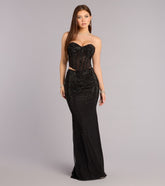 Joanna Rhinestone Two-Piece Formal Set