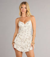 Sunkissed Ruffles Floral Mini Dress