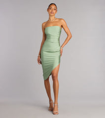 Effortless Poise Tube Midi Dress
