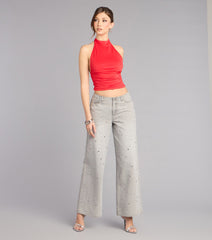 Heat Check High Neck Halter Top