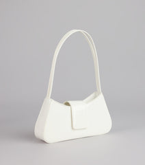 Sleek Shine Patent Shoulder Bag