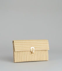 Vacation Mode Straw Clutch