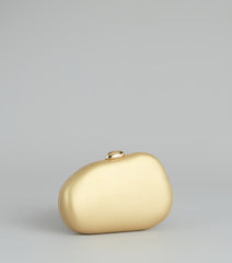 Black Tie Ready Metallic Clutch