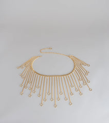 Statement Moves Fringe Chain Belt