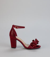 Sweet Stunner Bow Heels