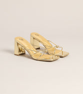 Fashion Fix Knotted Block Heel Mules