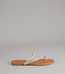 Twinkle Toes Rhinestone Strappy Sandals