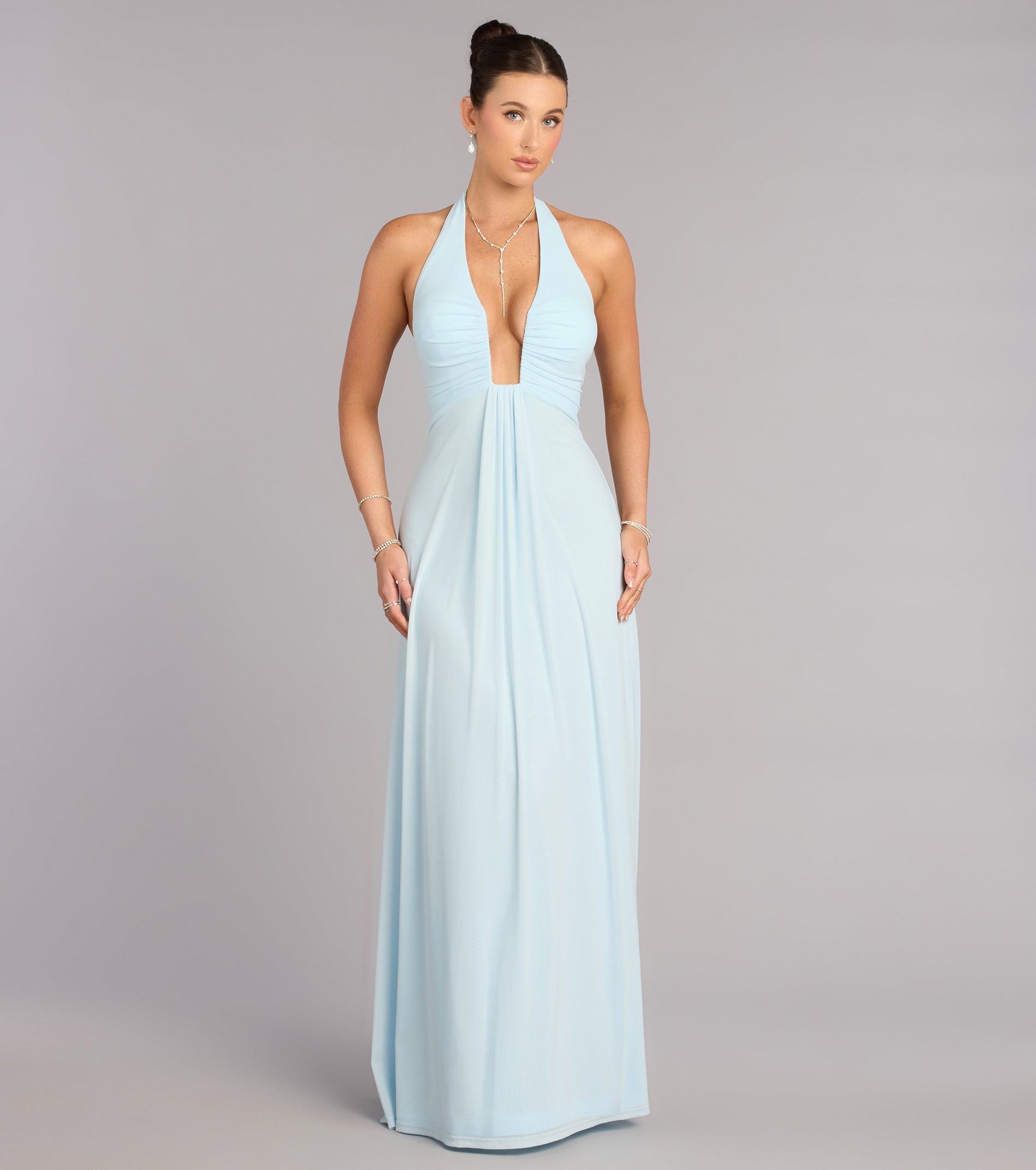 Kendall Mesh A-Line Formal Dress