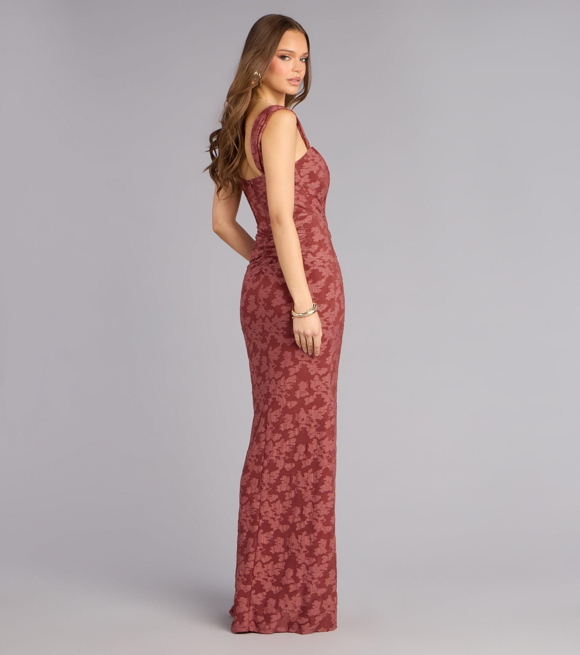 Meryl Jacquard Mermaid Formal Dress