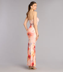 Paradise Ready Floral Maxi Dress