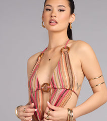 Sun Chaser Crochet Halter Top