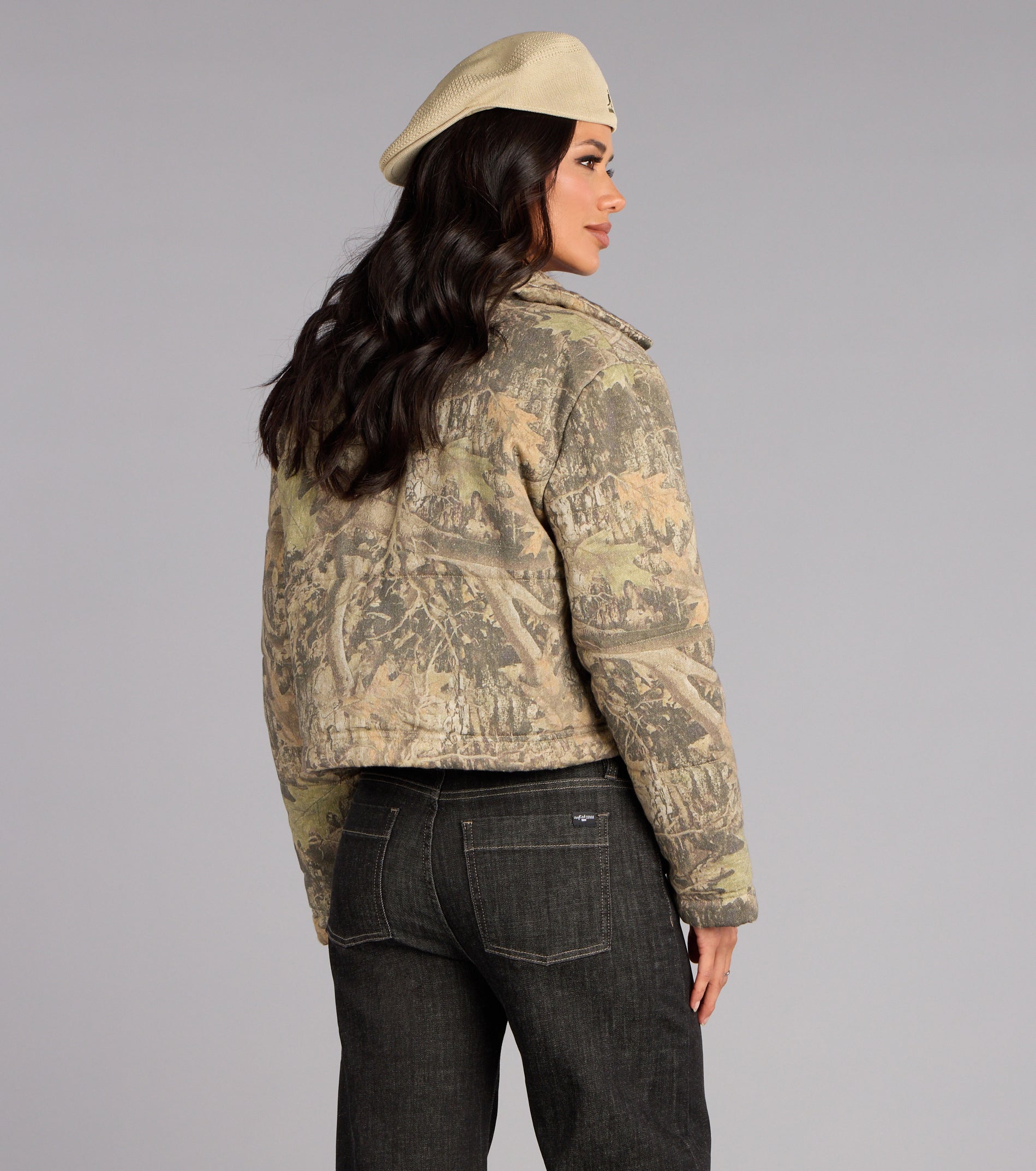 Urban Edge Camouflage Puffer Jacket