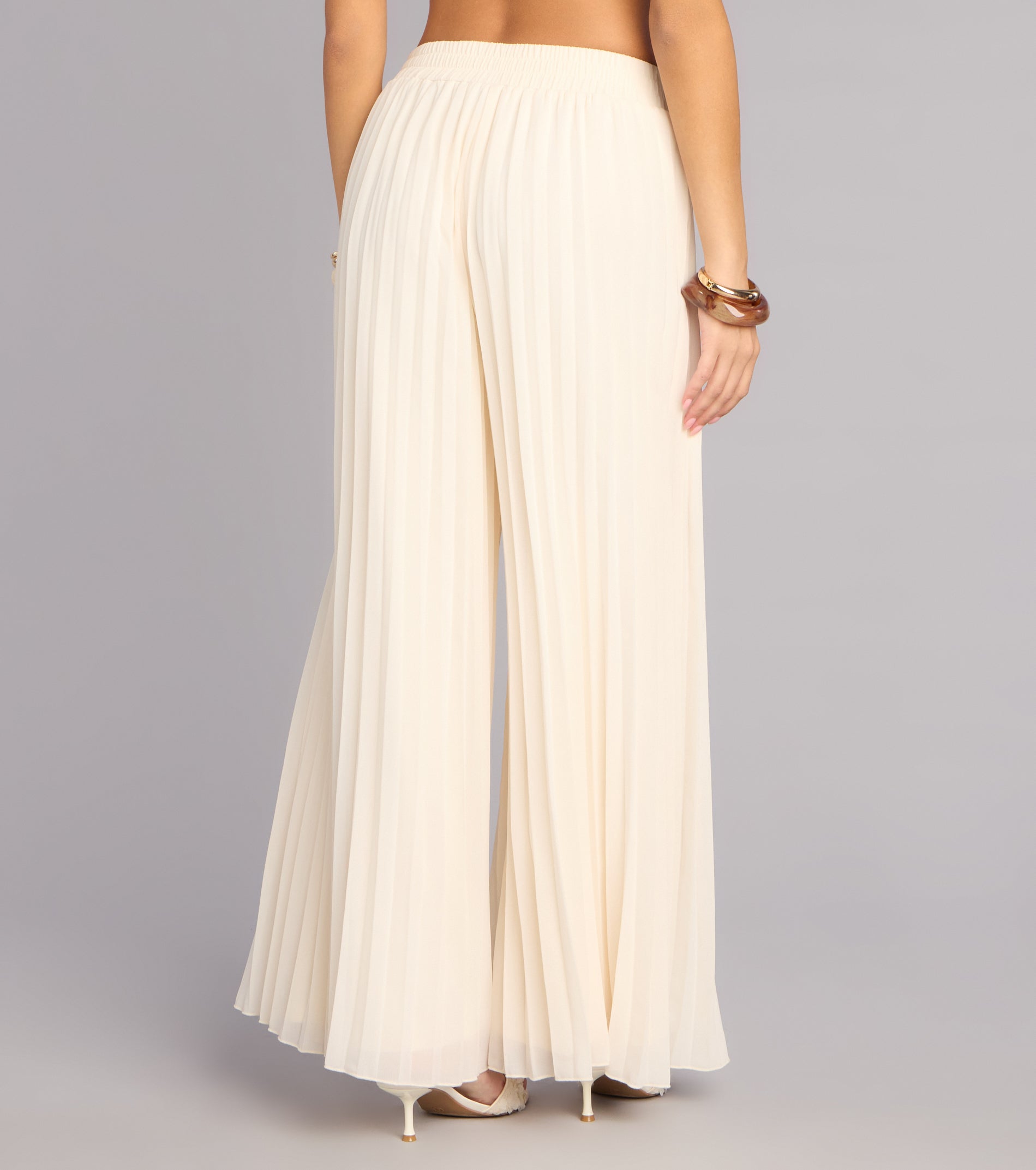 Floating Moment Pleated Palazzo Pants