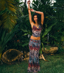 Untamed Vibes Animal Print Maxi Skirt