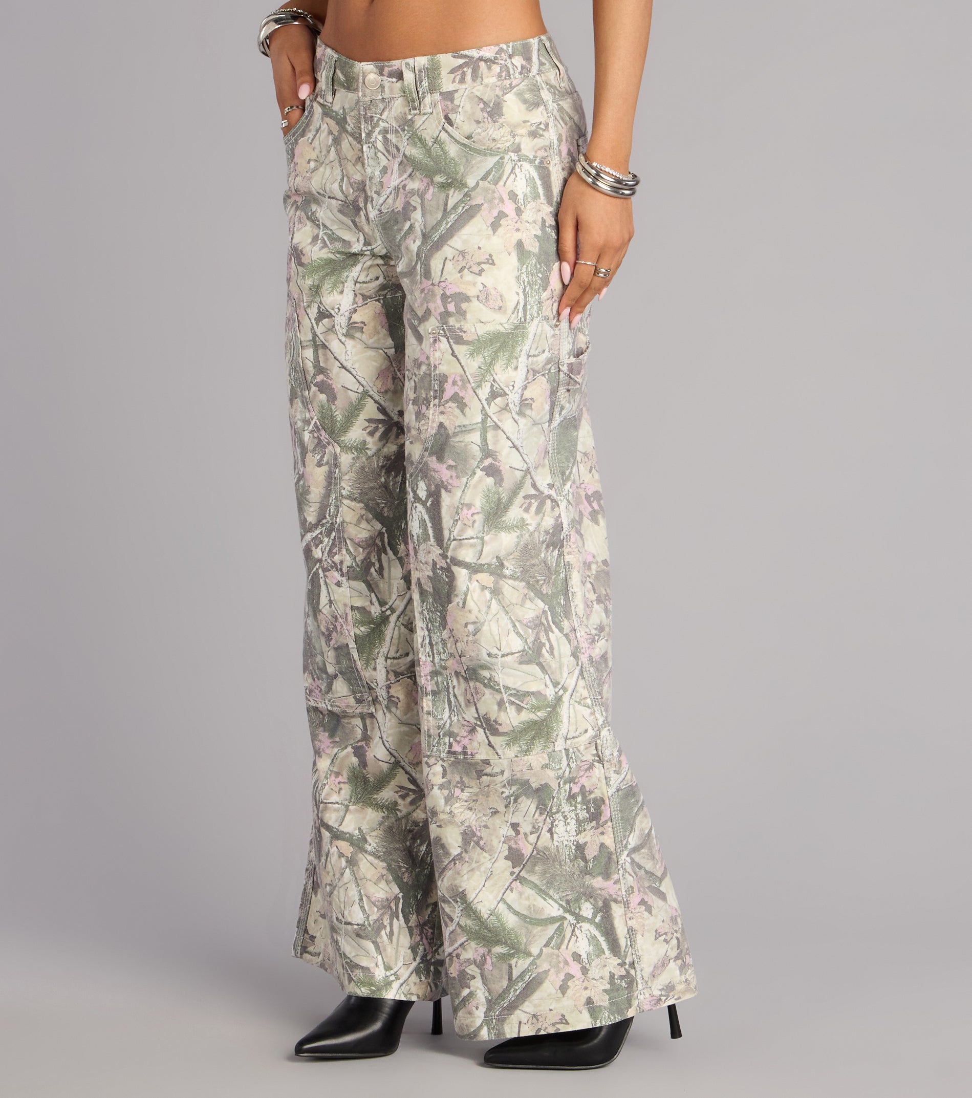 Cool Girl Terrain Camouflage Cargo Pants