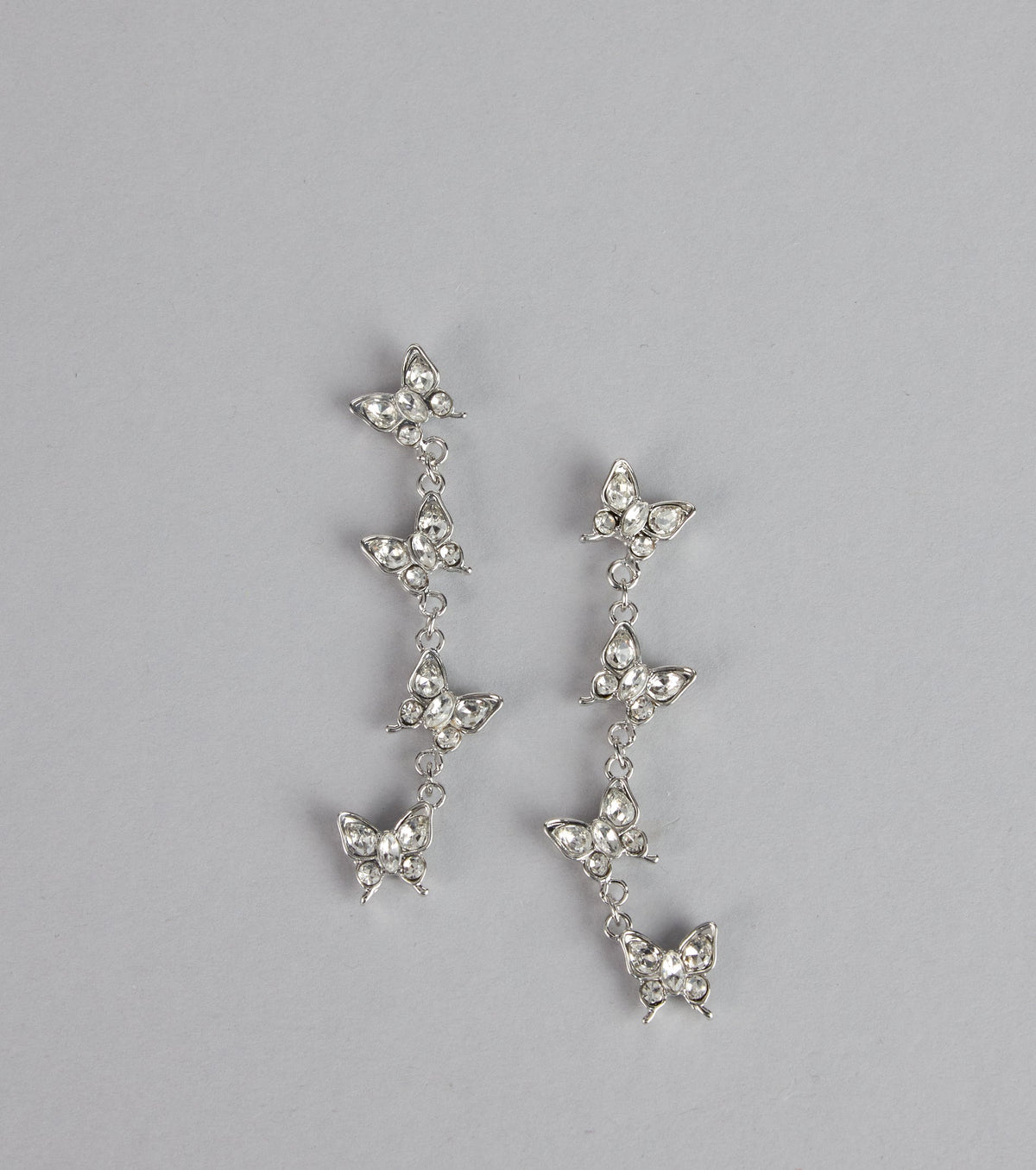 Sparkle Trail Butterfly Earrings