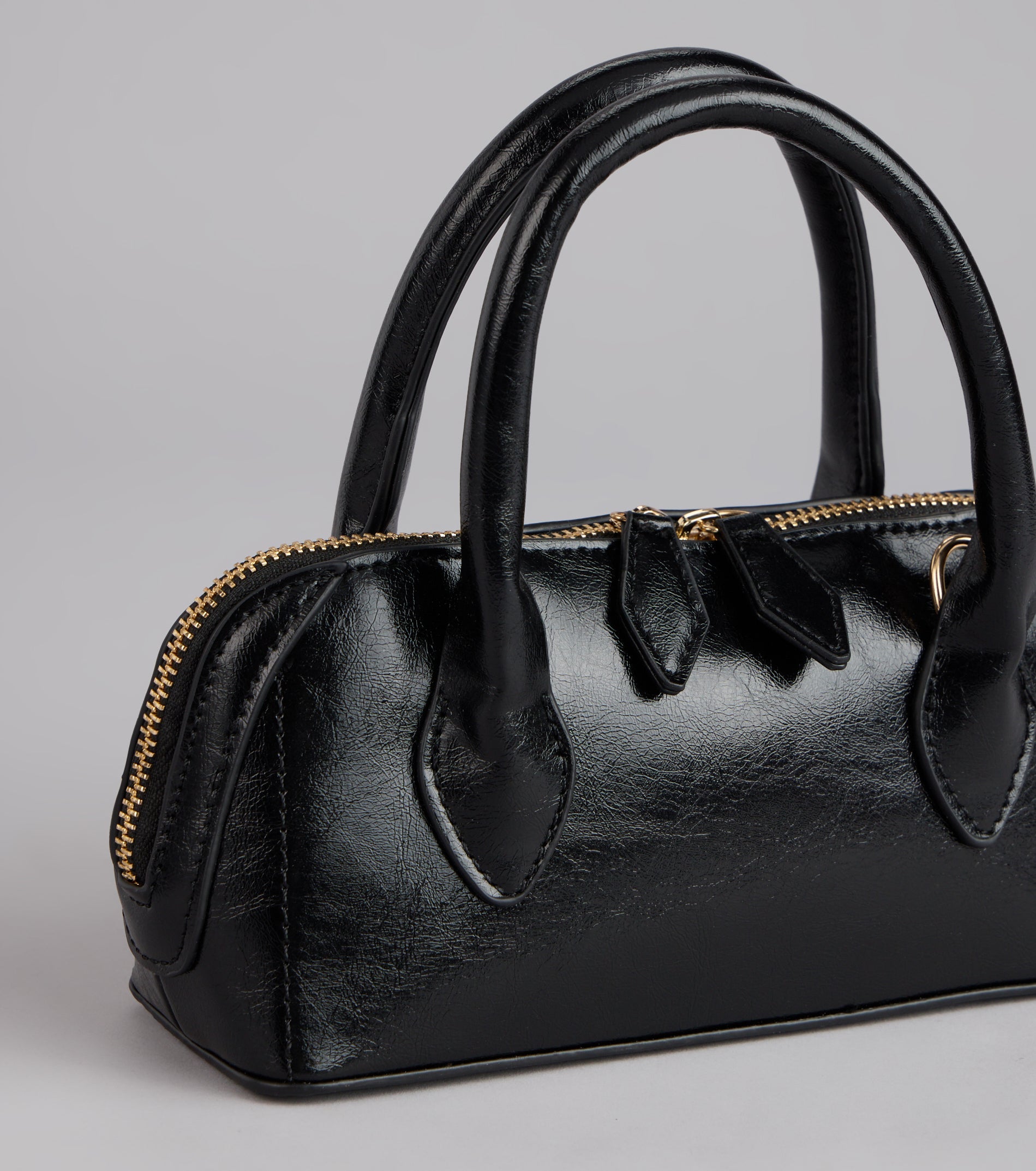 Little Luxe Mini Faux Leather Bag
