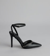 On Point Whipstitch Stiletto Heels