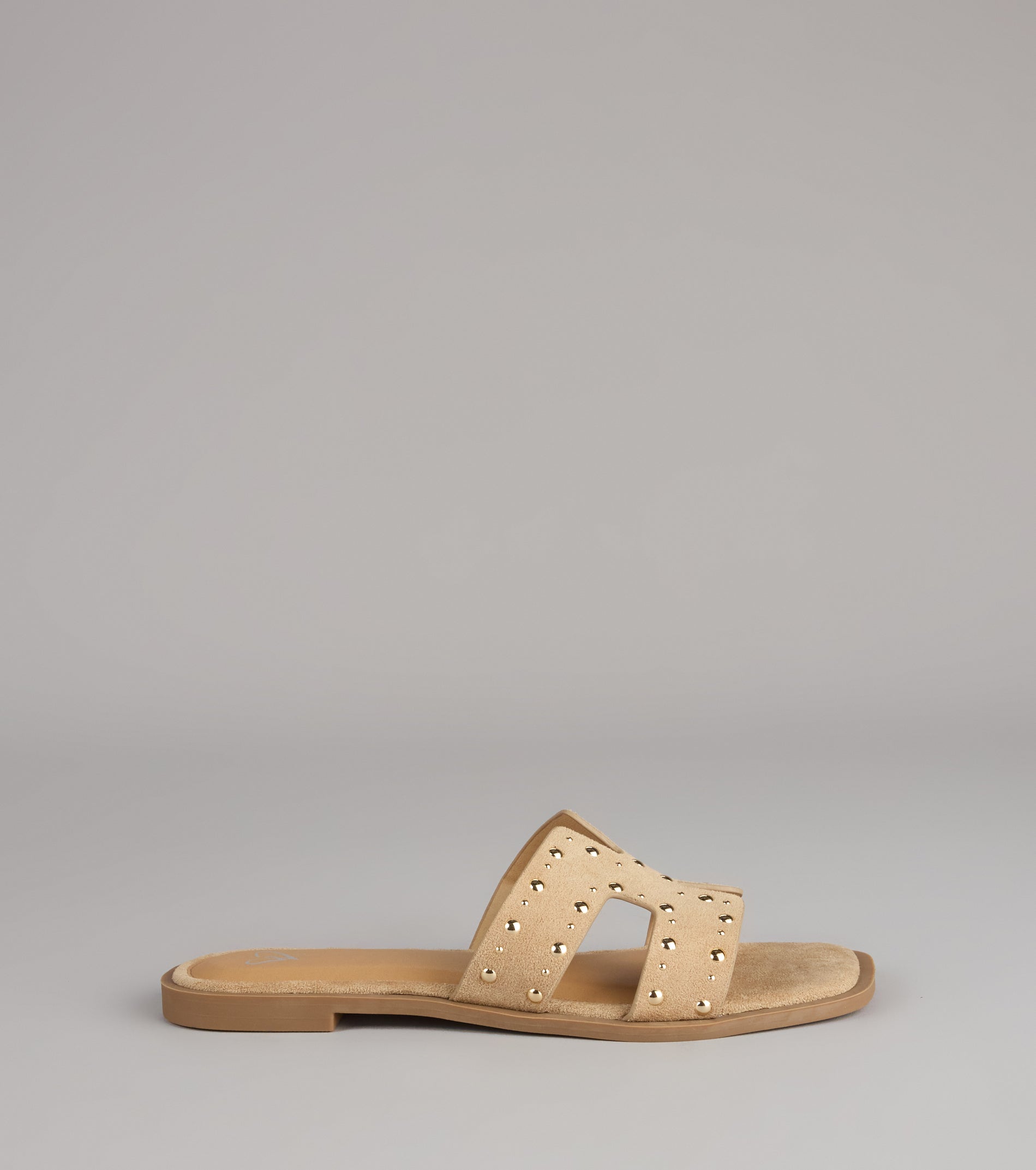 Weekend Style Studded Slide Sandals
